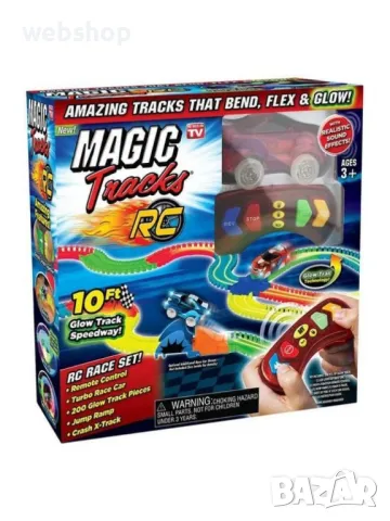 Детска Писта Magic Tracks RC 10ft Racetrack кола с дистанционно управление, снимка 3 - Коли, камиони, мотори, писти - 47543399