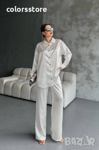 ДАМСКИ САТЕНЕН СЕТ WHITE