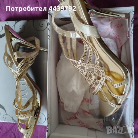 Елегантни дамски обувки с висок ток,нови., снимка 4 - Маратонки - 53368749