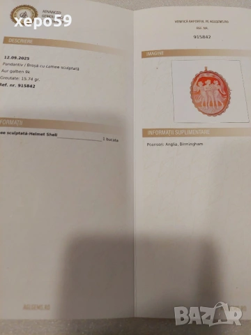 Прекрасен златен викториански медальон(камея)Три грации,злато375., снимка 14 - Колиета, медальони, синджири - 53479234