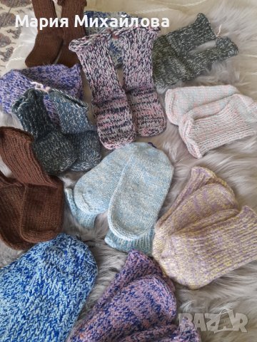 Ръчно изработени детски терлици и чорапи, снимка 5 - Чорапи - 43059185