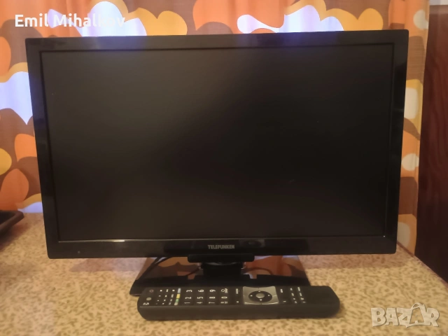 Телевизор Telefunken на 12 и 220вт. 24инча, снимка 5 - Телевизори - 52200786