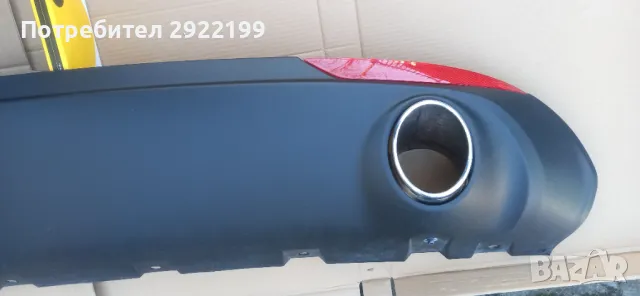 alfa romeo giulia дифузьор задна броня, снимка 4 - Части - 49545811