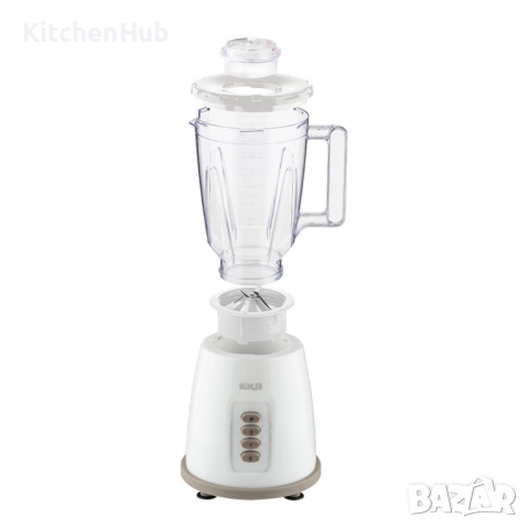 Блендер, 500W, 1.5 л, пласт.кана, сив, снимка 8 - Блендери - 52381339