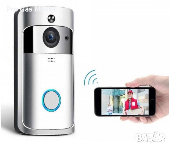 Видео Домофон с камера Wi-Fi Обсег до 50 метра Cloud Нощно виждане само за 69 лв. НОВО Перфектна за , снимка 6 - Друга електроника - 39936624