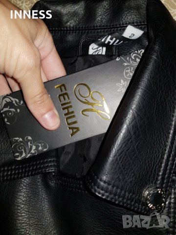 Кожено яке, снимка 5 - Якета - 28916561