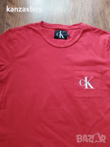 calvin klein - страхотна мъжка тениска M, снимка 3 - Тениски - 51262003