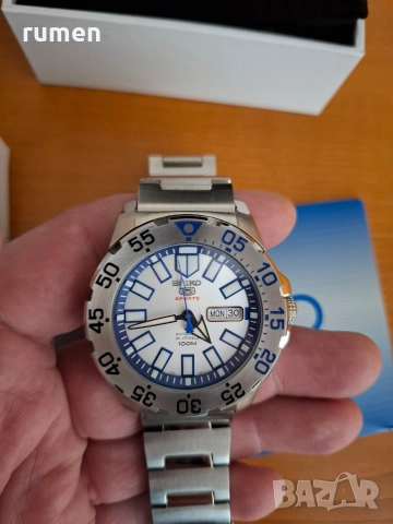 Seiko 5 SRP481K1 baby ice monster , снимка 11 - Мъжки - 52708268