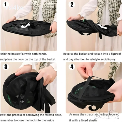 Сгъваема висяща сушилня с 3 нива за гъби, плодове и др., снимка 6 - Други стоки за дома - 51081027