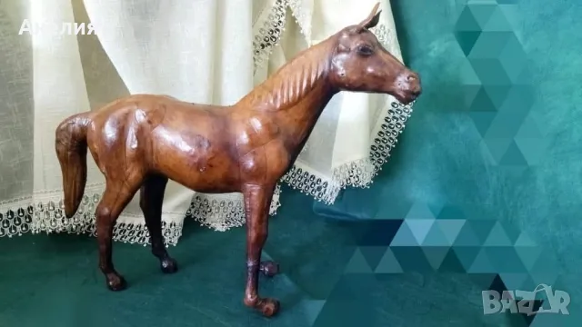 Кон от кожа, снимка 4 - Статуетки - 49652329