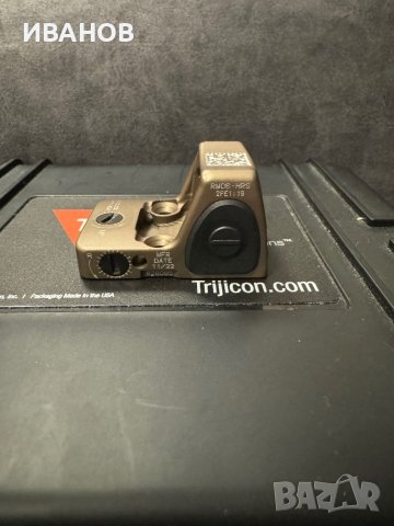 Бързомер Trijicon RMR Type 2 HRS Adjustable led Glock, снимка 3 - Оборудване и аксесоари за оръжия - 43871777
