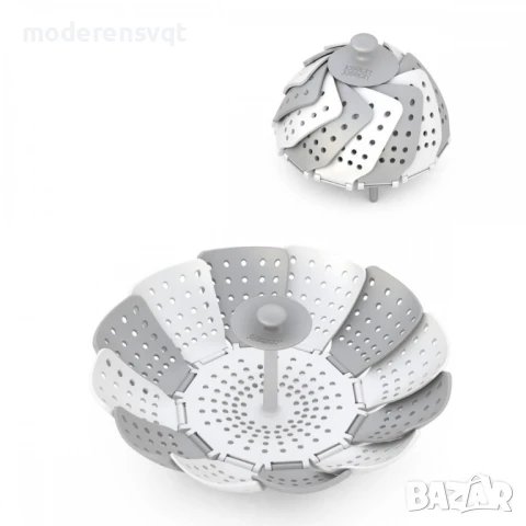 Кошница за готвене на пара със стабилни топлоустойчиви крачета, снимка 6 - Съдове за готвене - 51181493