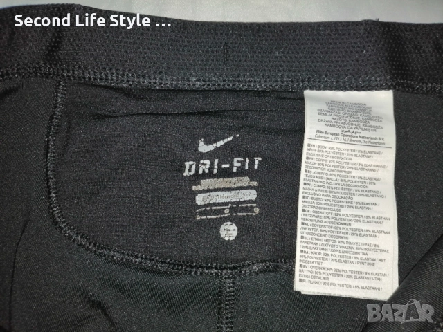 Nike Dri-FIT оригинален дамски къс клин / къси спортни панталонки р-р L , снимка 6 - Клинове - 52921382
