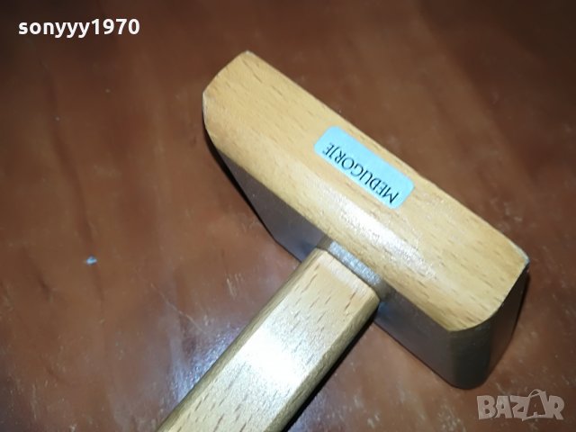 Кръст С ХРИСТОС от дърво и метал на поставка-25Х11Х4СМ, снимка 10 - Колекции - 28562672