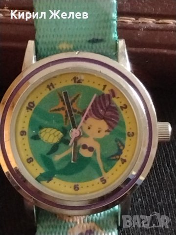 Красив детски часовник Морски свят Русалка свеж интересен модел 26790