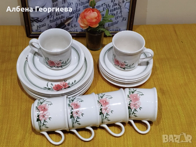 Английски комплект за закуска BILTONS COLOROLL ENGLAND 🍳 🍵🌹, снимка 11 - Сервизи - 53060143