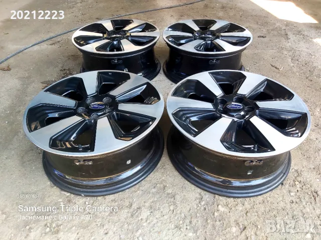 4 броя алуминиеви джанти за Subaru Forester,Legasy,Impreza 17, снимка 10 - Гуми и джанти - 49772282