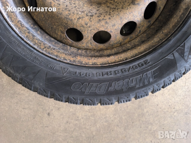 Зимни гуми с джанти 16 цола, снимка 3 - Гуми и джанти - 52552542