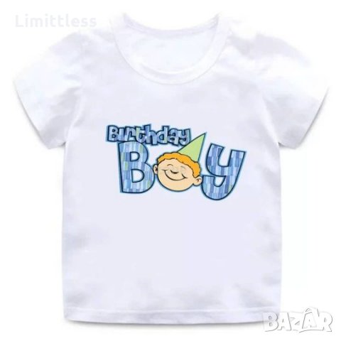 Детски тениски с цифра за рожден ден , снимка 4 - Детски тениски и потници - 26346575
