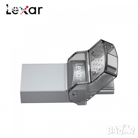 Флаш памет 32GB 64GB Lexar DUAL OTG Type C и USB 3.0, снимка 2 - USB Flash памети - 33088845