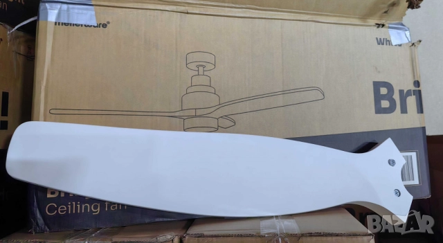Таванен вентилатор с LED светлина -50% отстъпка -  Brizy Bright Ceiling Fan, снимка 6 - Друга електроника - 51926863