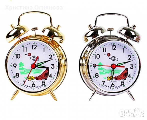 Класически ретро механичен будилник