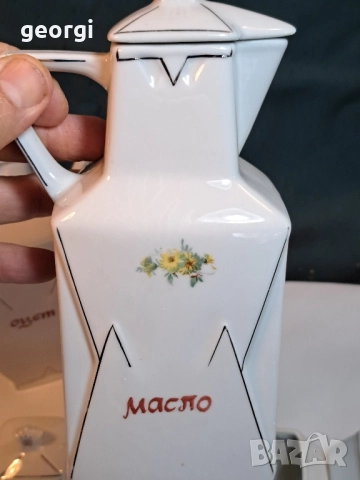 български порцеланови буркани за подправки за допълване 11/6, снимка 10 - Сервизи - 51881096