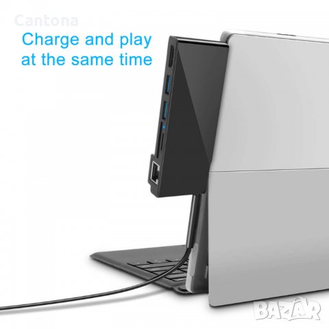Докинг станция за Microsoft Surface Pro 5/Pro 6 USB 3.0 Hub, снимка 7 - Друга електроника - 40102084