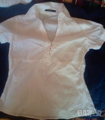Дамска бяла риза, снимка 1 - Ризи - 37746109