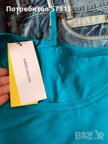 Karen Millen топ Нов, снимка 11 - Блузи с дълъг ръкав и пуловери - 36468037