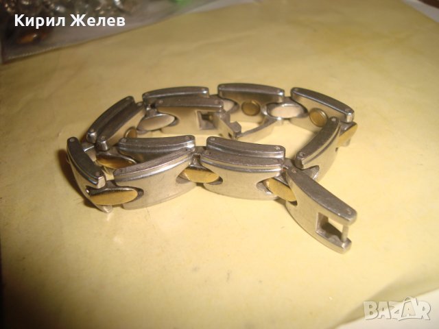 БЛАГОРОДНА НЕРЪЖДАЕМА СТОМАНА КРАСИВА МОДНА ГРИВНА 22136, снимка 2 - Гривни - 33434987