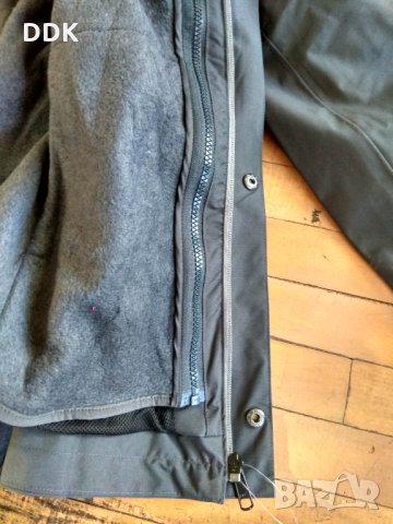 МЪЖКО ЯКЕ ЗА ПРЕХОД FORCLAZ 200 RAIN 3 В 1, ЧЕРНО QUECHUA-Чисто ново!, снимка 8 - Спортни дрехи, екипи - 35462519