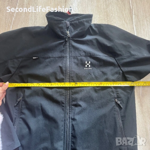 Дамско яке HAGLÖFS Gore Windstopper черно с лого ветроустойчиво размер S, снимка 9 - Якета - 53111167