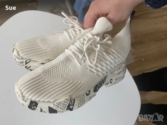 Летни бели дамски маратонки, снимка 9 - Маратонки - 49738053