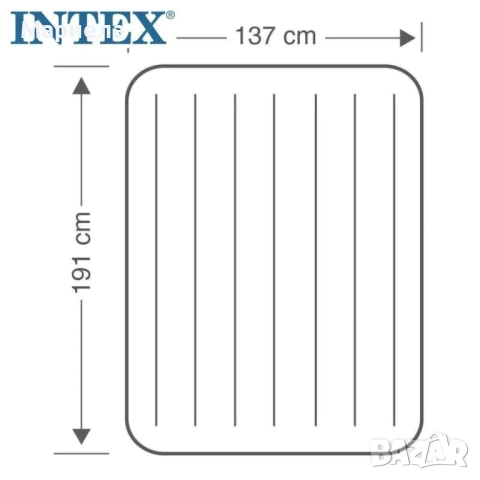 Надуваем матрак Classic Downy Bed - 137 x 191 x 25 cm, снимка 3 - Други стоки за дома - 53528794