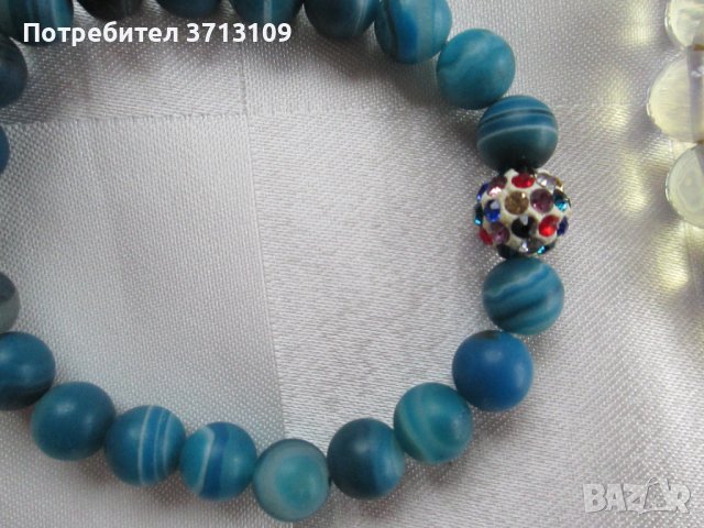 Дамска Гривна ,естествени камъни, снимка 5 - Гривни - 43973058