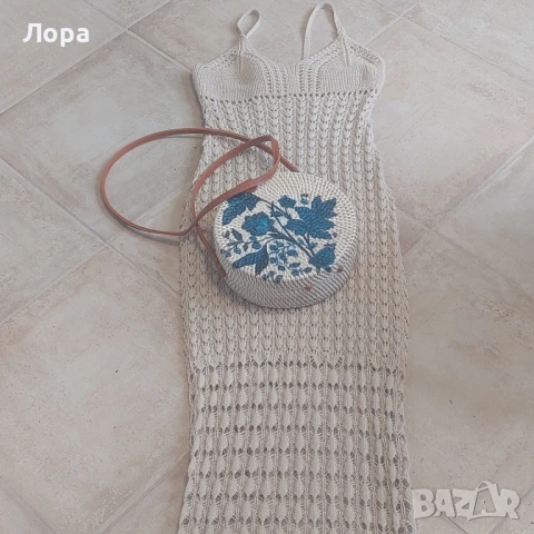 Дамска рокля плетиво 