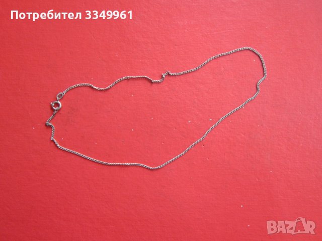 Страхотна сребърна верижка колие 835 ФБМ 10, снимка 5 - Колиета, медальони, синджири - 36701082