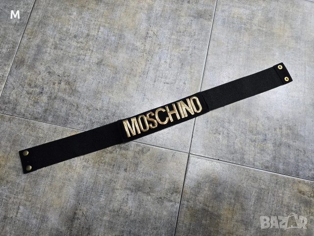 НОВ чер ластичен колан MOSCHINO 