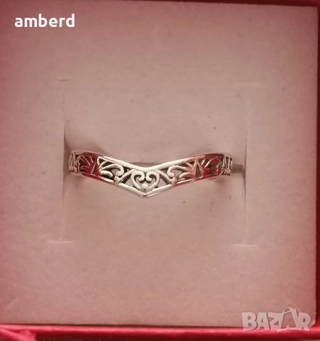 Сребърен пръстен модел R119, снимка 2 - Пръстени - 51985950