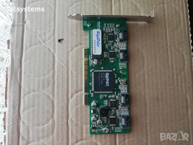 HighPoint Rocket Raid 1640 PCI 4x Sata Internal Raid Controller Card, снимка 6 - Други - 48130900