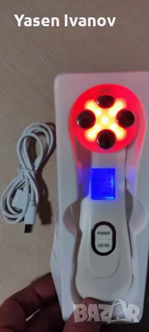 Нов масажор за лице Подмладяване на кожата Здраве Красота LED светлинна терапия, снимка 2 - Масажори - 49157276