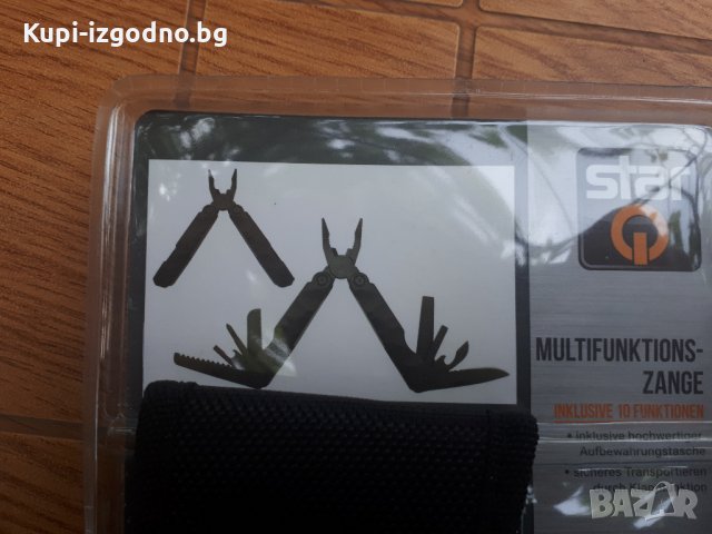 Мултифункционални клещи / ножици Qstar - Немски - Чисто нови, снимка 4 - Къмпинг осветление - 29024697