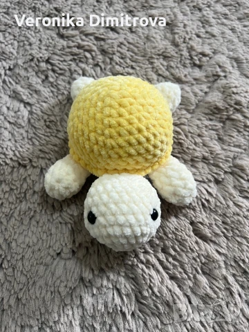 Плетени играчки-костенурки , снимка 4 - Плюшени играчки - 50748319