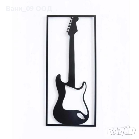 Желязна стенна декорация "Китара"