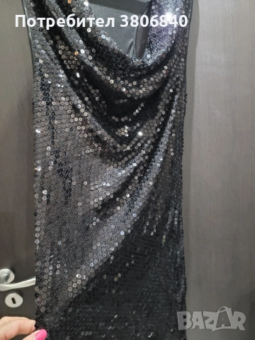 Рокля за празниците с пайети , снимка 4 - Рокли - 52540409