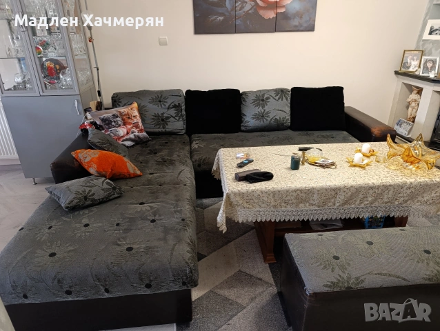 ПРОДАВАМ ъглов диван , снимка 3 - Дивани и мека мебел - 53559797