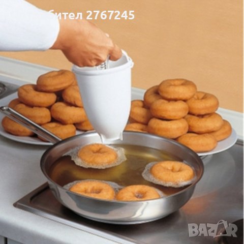 Уред - шприц за понички Donut Maker, снимка 4 - Съдове за готвене - 43960167