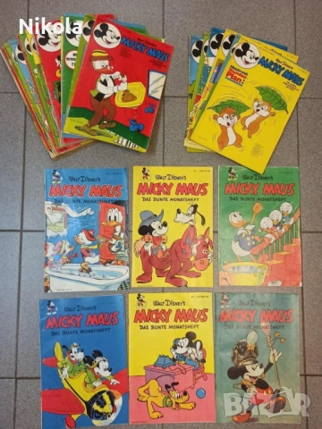 Колекционерски списания на немски език комикси Мики Маус общо са 116 броя