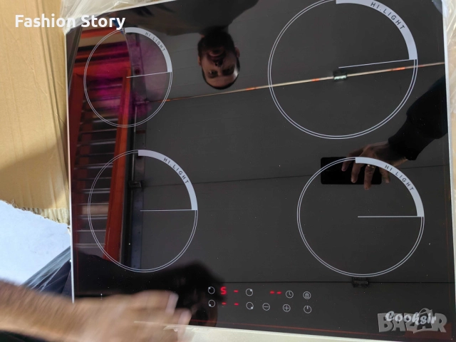 Cooksir CSC-D46001-BB – Стъклокерамичен плот за вграждане с 4 зони, 9 нива на мощност, таймер , снимка 6 - Котлони - 52030924